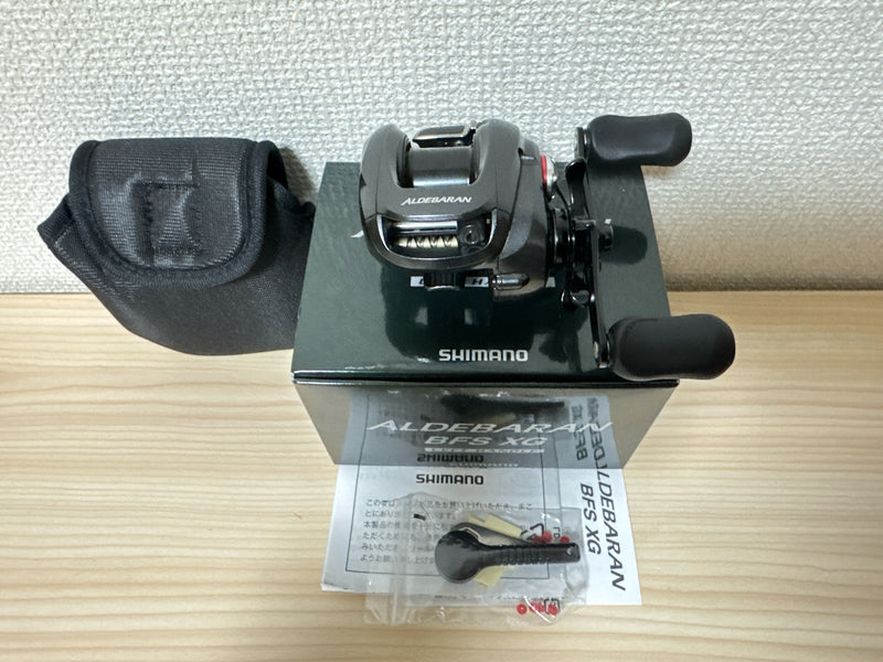 Shimano Baitcasting Reel 12 ALDEBARAN BFS XG Left Gear Ratio 8.0:1 Fishing Reel IN BOX