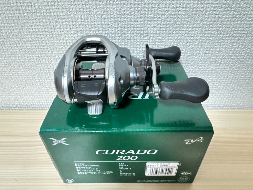 shimano curado 200 khg Shimano Baitcasting Reel 15 CURADO 200 Right Gear Ratio 6.3:1 Fishing