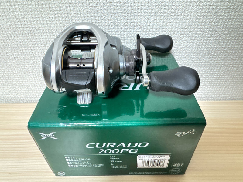 shimano curado 200 pg 5.5 gear ratio 200K ( 5.0:1 ) Shimanos new Digital Control braking system utilizes a microcomputer to monitor spool speed 1 Shimano Reel Curado DC 201HG