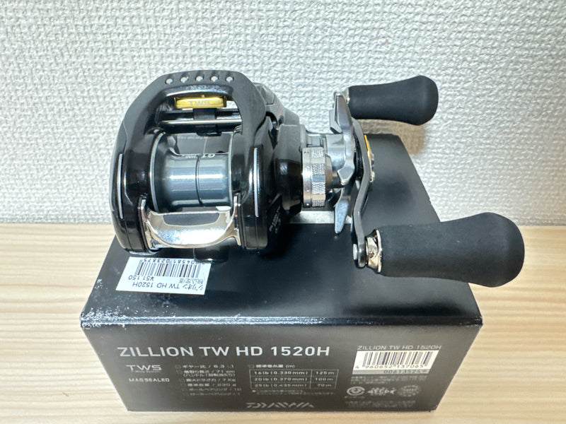 DAIWA Baitcasting Reel 18 Zillion TW HD 1520H Right Gear Ratio 6.3 IN BOX
