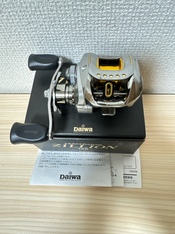 Daiwa Baitcasting Reel TEAM Daiwa ZILLION 100H Right Gear Ratio 6.3:1 IN BOX