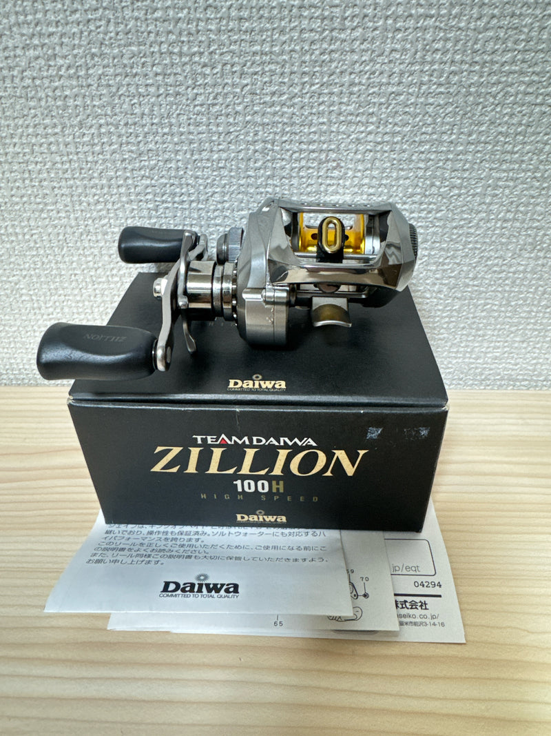 Daiwa Baitcasting Reel TEAM Daiwa ZILLION 100H Right Gear Ratio 6.3:1 IN BOX