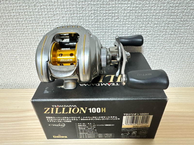 Daiwa Baitcasting Reel TEAM Daiwa ZILLION 100H Right Gear Ratio 6.3:1 IN BOX