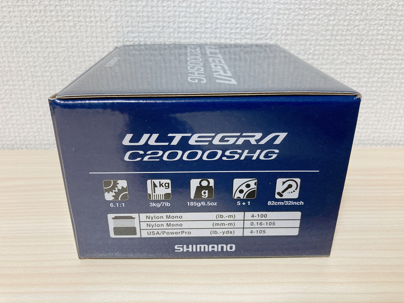 Shimano Spinning Reel 21 ULTEGRA C2000SHG Gear Ratio 6.1:1 Fishing Reel IN BOX