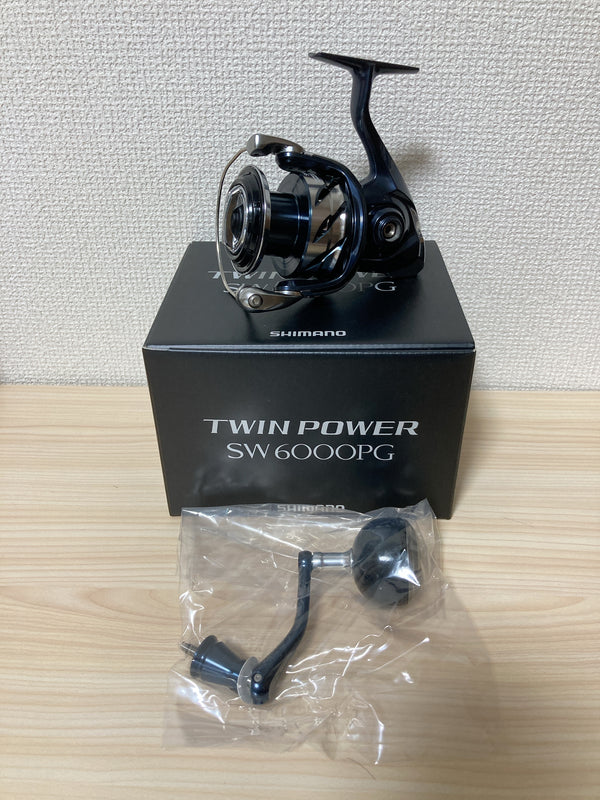 Shimano Spinning Reel 21 TWIN POWER SW 6000PG Gear Ratio 4.6:1 Fishing IN BOX