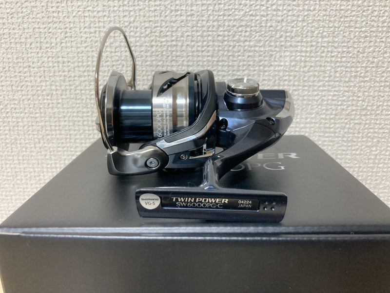 Shimano Spinning Reel 21 TWIN POWER SW 6000PG Gear Ratio 4.6:1 Fishing IN BOX