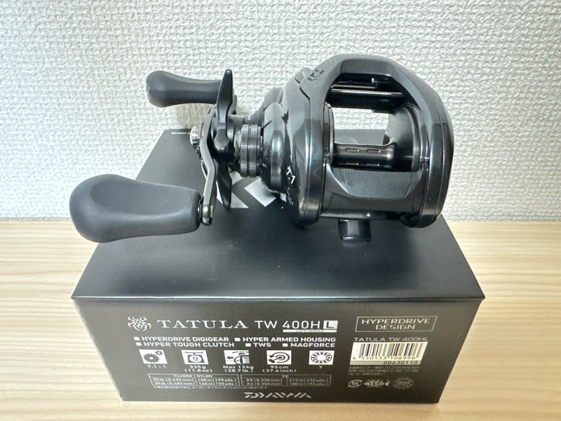 Daiwa Baitcasting Reel 21 TATULA TW 400HL Left handle NEW IN BOX