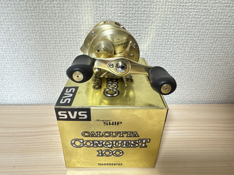Shimano Baitcasting Reel 01 CALCUTTA CONQUEST 100 Right RH442100 Fishing IN BOX