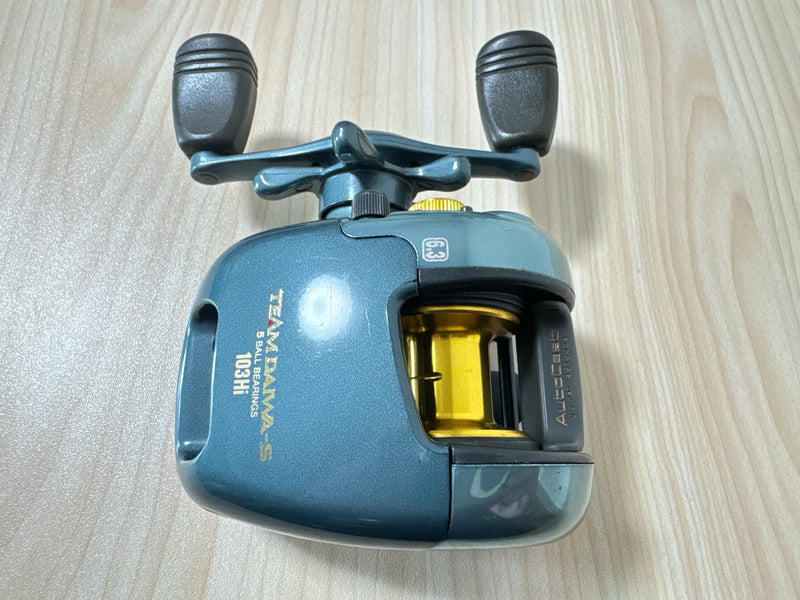 daiwa 103hi reel Daiwa Baitcasting Reel TEAM DAIWA-S 103Hi Made In Japan Used Reel #AE