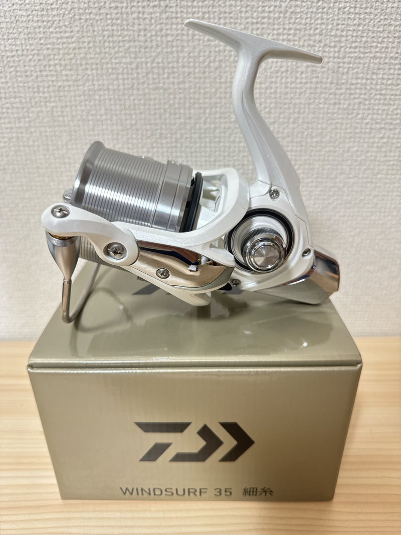 DAIWA Spinning Reel 17 Wind Surf 35 Fine Thread genuine From Japan