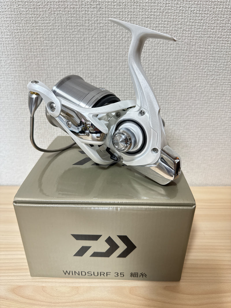 DAIWA Spinning Reel 17 Wind Surf 35 Fine Thread genuine From Japan