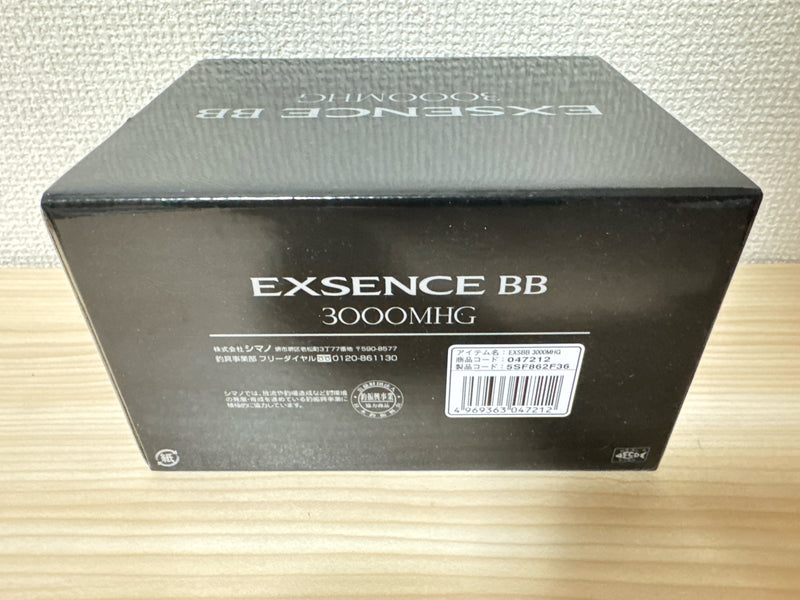 Shimano Spinning Reel 24 EXSENCE BB 3000MHG Gear Ratio 5.8:1 Fishing Reel N BOX
