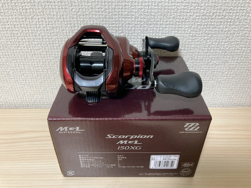 Shimano Baitcasting Reel 19 Scorpion MGL 150XG RIGHT 8.5:1 Fishing Reel IN BOX