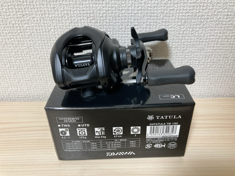 Daiwa Baitcasting Reel 24 TATULA TW 100 Right 6.3:1 Fishing Reel IN BOX