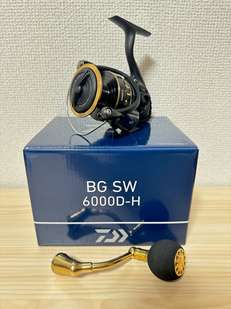 daiwa bg reel size comparison Daiwa Spinning Reel 23 BG SW 6000D-H Gear Ratio 5.7:1 Fishing Reel IN