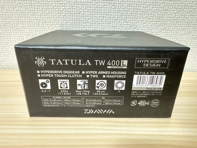 Daiwa Baitcast Reel 21 TATULA TW 400L 6.3 Left Handed