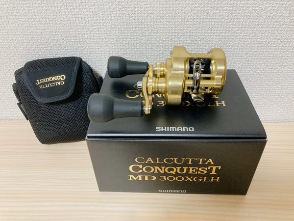 Shimano Baitcasting Reel 23 CALCUTTA CONQUEST MD 300XGLH RIGHT 7.5:1 IN BOX