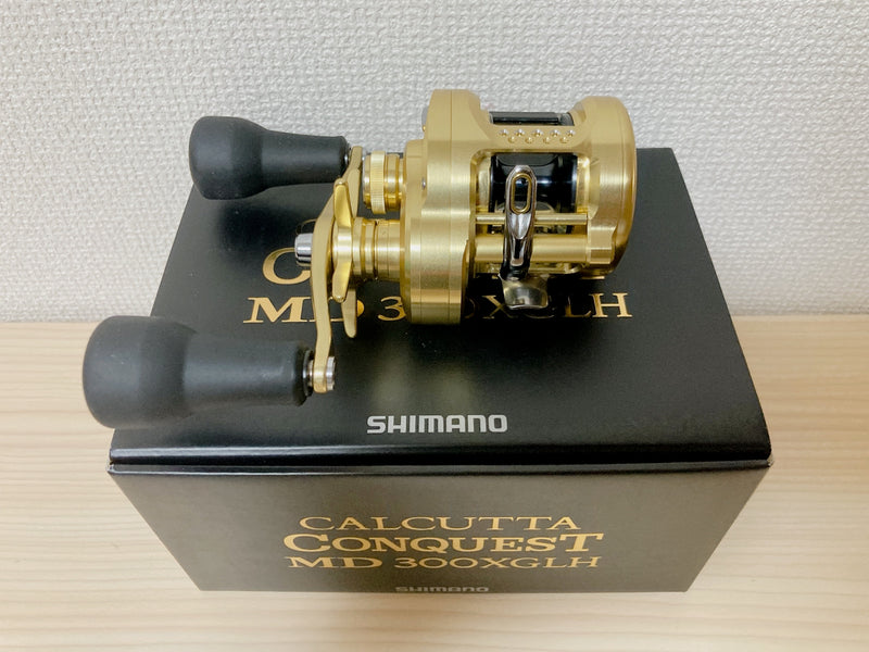 Shimano Baitcasting Reel 23 CALCUTTA CONQUEST MD 300XGLH RIGHT 7.5:1 IN BOX