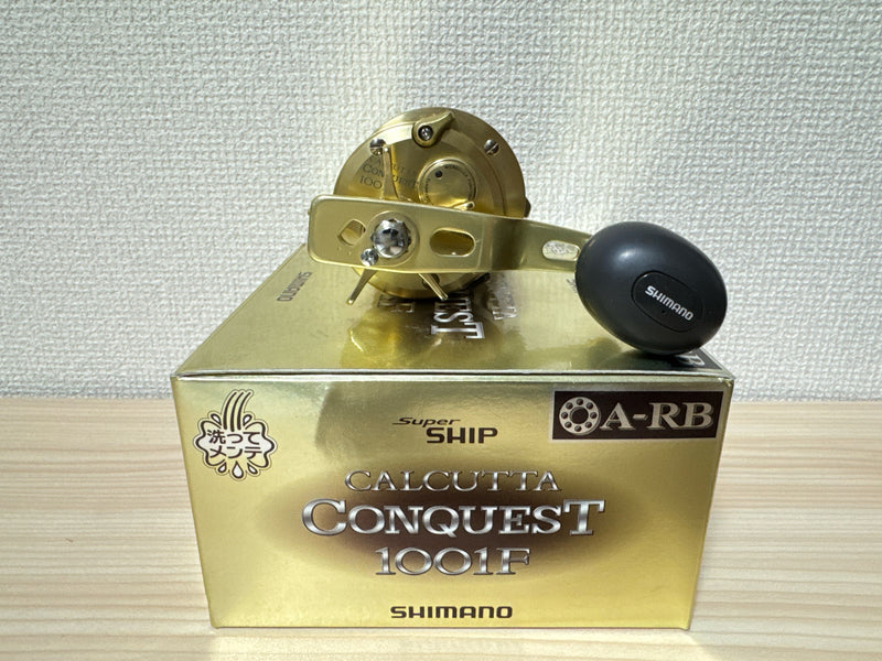 Shimano Baitcasting Reel 05 CALCUTTA CONQUEST 1001F Left RF528901 Fishing IN BOX