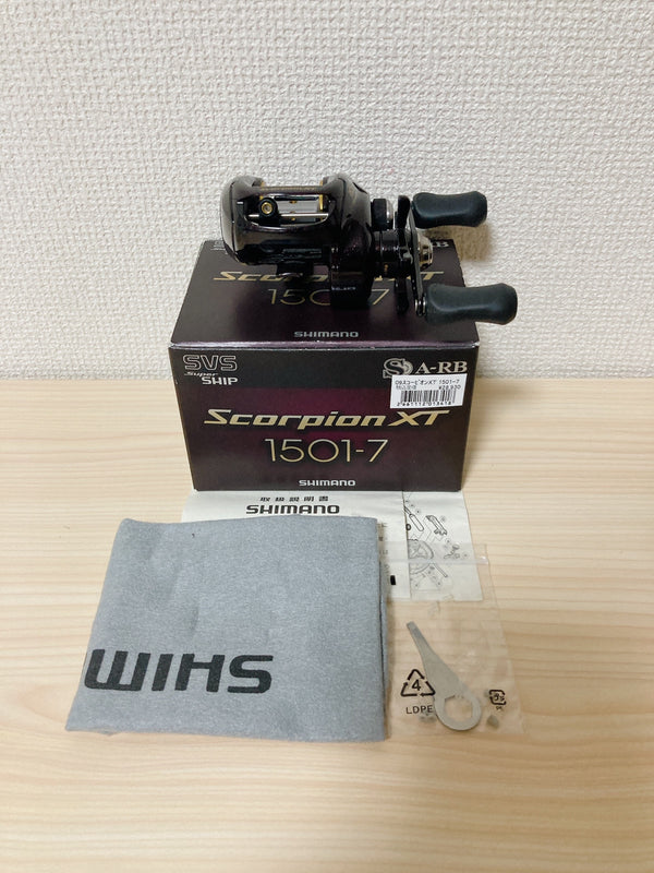 Shimano Baitcasting Reel 09 Scorpion XT 1501-7 Left Gear Ratio 7.0:1 IN BOX