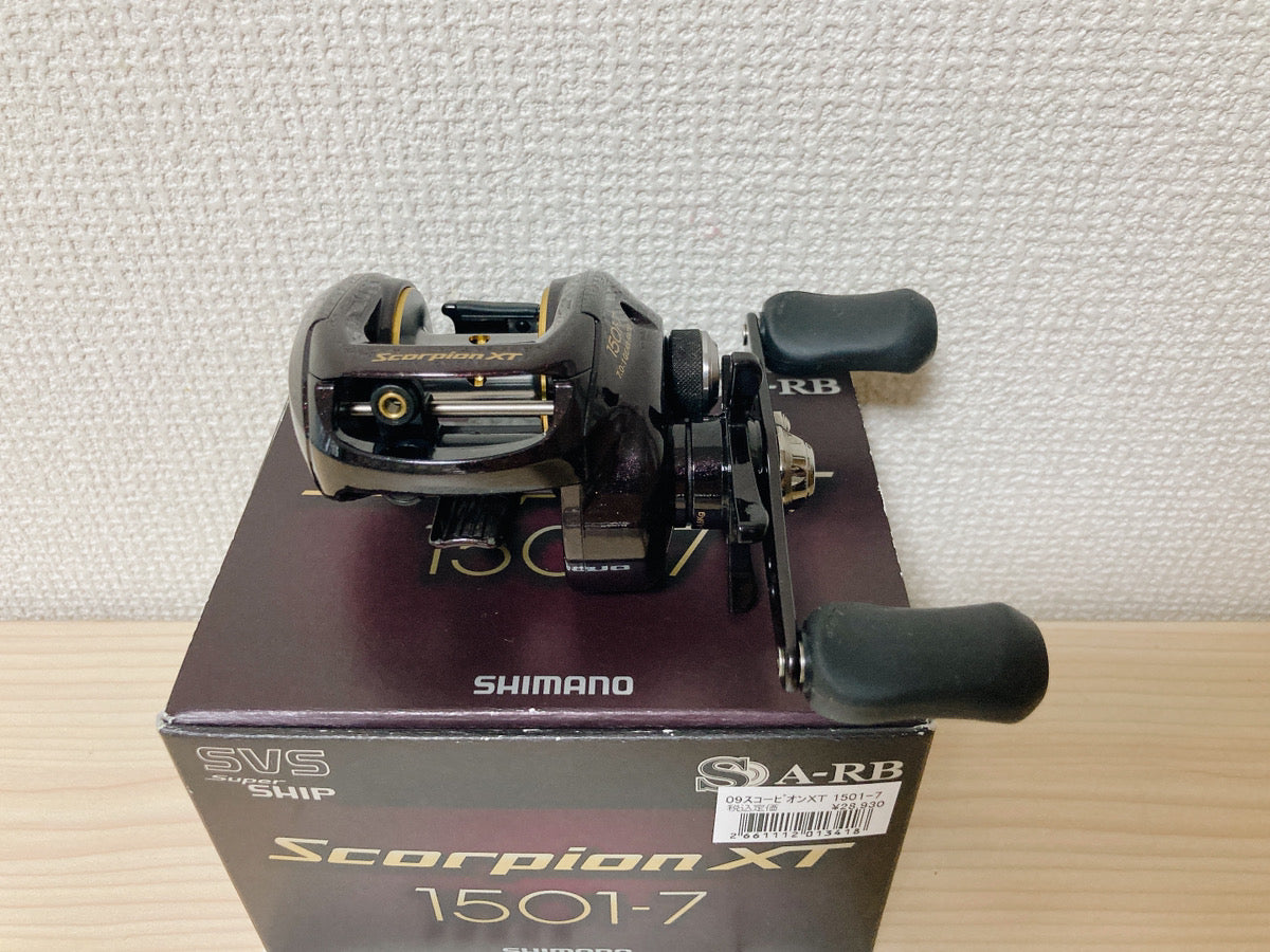 Shimano Baitcasting Reel 09 Scorpion XT 1501-7 Left Gear Ratio 7.0:1 I