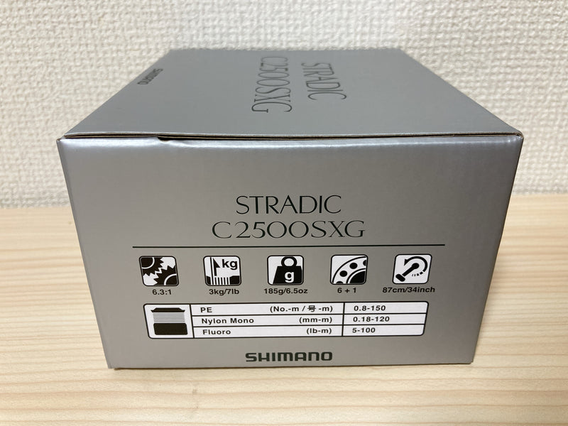 Shimano Spinning Reel 23 STRADIC C2500SXG Gear Ratio 6.3:1 Fishing Reel IN BOX