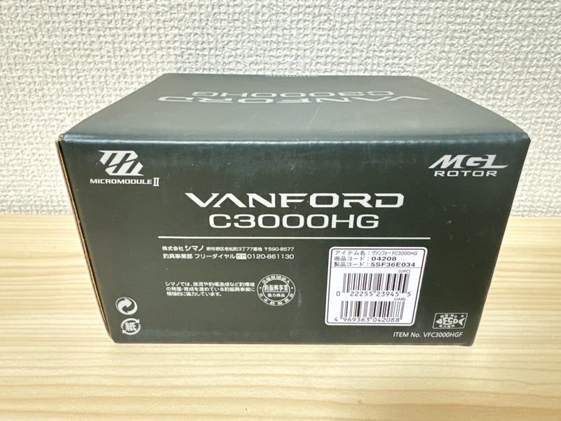 Shimano Sponning Reel 20 Vanford C3000HG Gear Ratio 6.0:1 Fishing Reel IN BOX