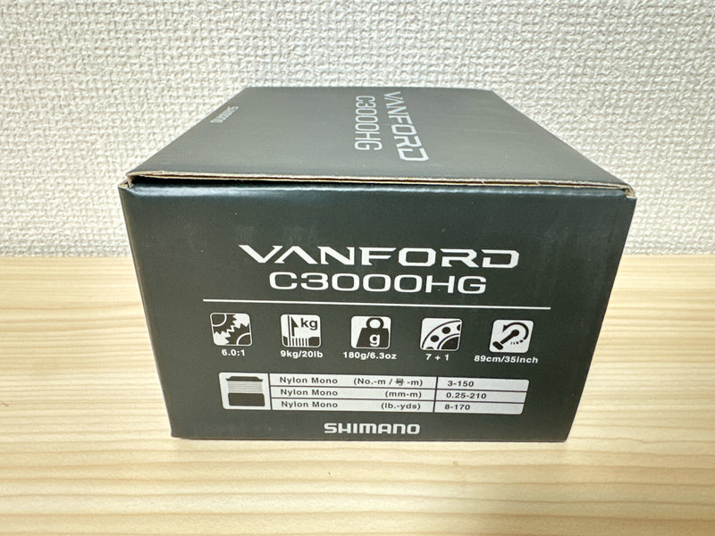 Shimano Sponning Reel 20 Vanford C3000HG Gear Ratio 6.0:1 Fishing Reel IN BOX