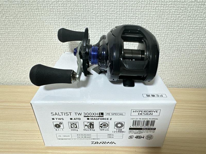 Daiwa Baitcasting Reel 23 SALTIST SV TW 300XHL PE SPECIAL Left 8.1:1 IN BOX