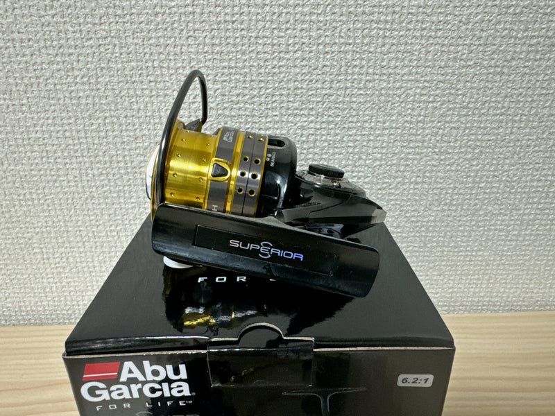 Abu Garcia Spinning reel Superior 3000SH Fishing T shape Black bass sea bass