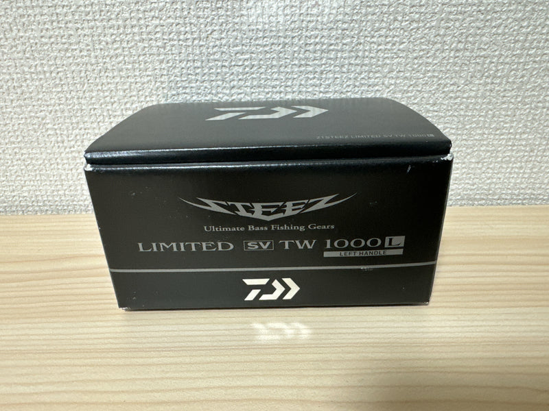 Daiwa Baitcasting Reel 21 STEEZ Limited SV TW 1000L Left 6.3:1 Fishing IN BOX