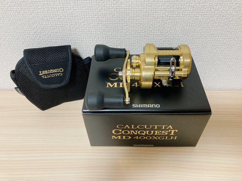 Shimano Baitcasting Reel 23 CALCUTTA CONQUEST MD 400XGLH RIGHT 7.5:1 IN BOX