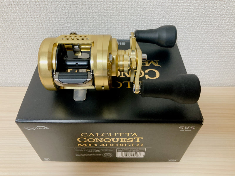 Shimano Baitcasting Reel 23 CALCUTTA CONQUEST MD 400XGLH RIGHT 7.5:1 IN BOX