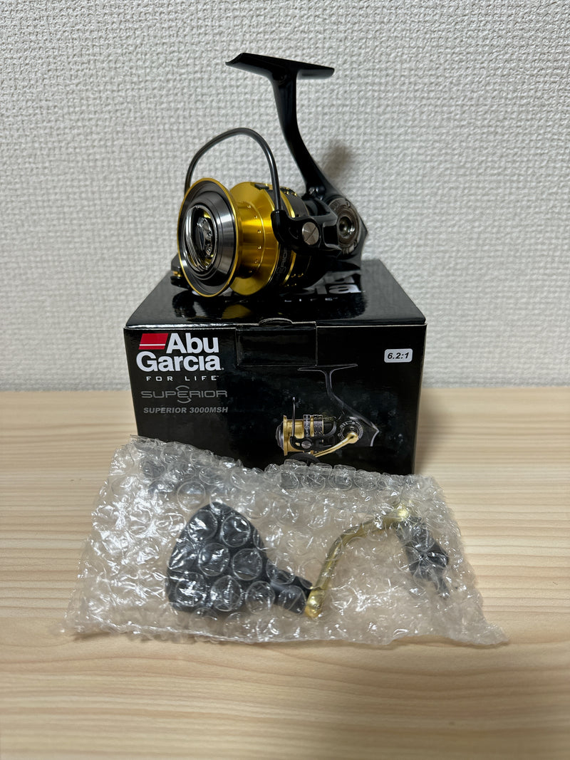 Abu Garcia Spinning reel Superior 3000MSH Fishing Big round Handle kno