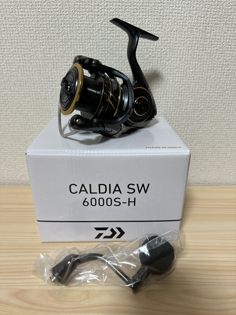 Daiwa Spinning Reel 22 CALDIA SW 6000S-H Gear Ratio 5.7:1 IN BOX