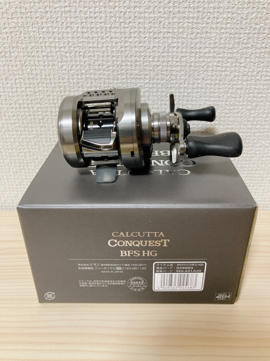 Shimano Baitcasting Reel 23 CALCUTTA CONQUEST BFS HG Right 7.8:1 FIshing IN  BOX