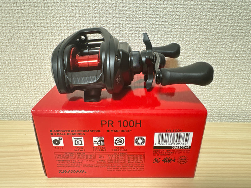 Daiwa Baitcasting Reel 23 PR 100H Right Gear Ratio 7.3:1 Fishing IN BOX