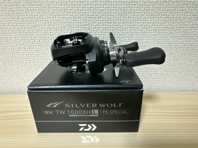 Daiwa Baitcasting Reel 22 Silver Wolf SV TW 1000XHL PE Special Left 8.5:1 IN BOX