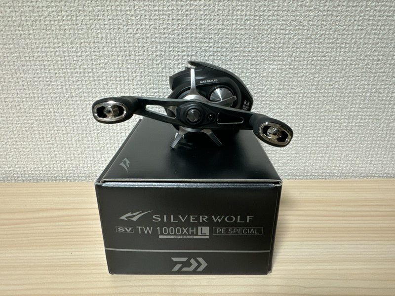 Daiwa Baitcasting Reel 22 Silver Wolf SV TW 1000XHL PE Special Left 8.5:1 IN BOX