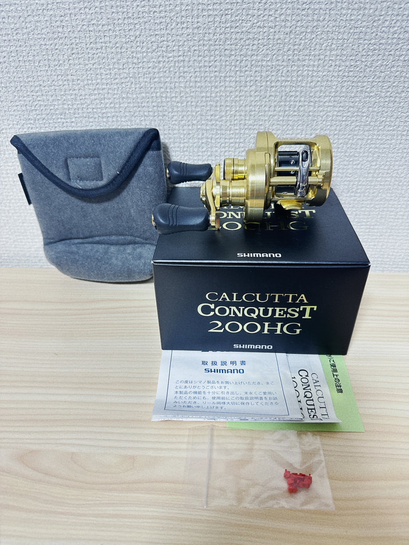 Shimano Baitcasting Reel 15 CALCUTTA CONQUEST 200HG Right Gear Ratio 6.2 IN BOX