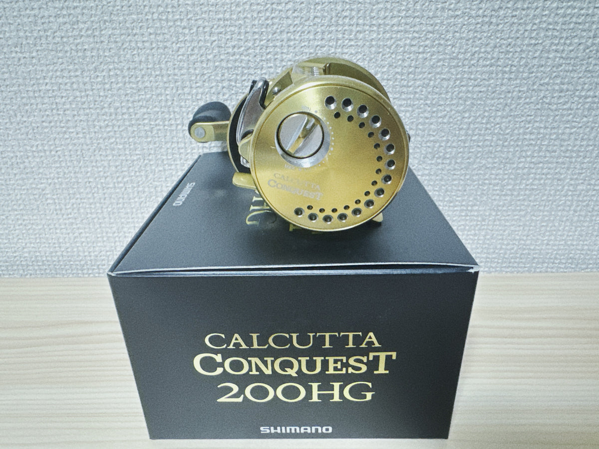リール SHIMANO 15 CALCUTTA CONQUEST 200HG Shimano Baitcasting Reel 15 CALCUTTA CONQUEST 200HG Right Gear Ratio 6