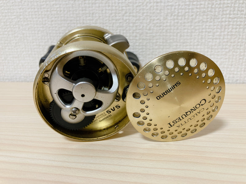 baitcaster reel bronze Shimano Baitcasting Reel 01 CALCUTTA CONQUEST 400 Right 5.0:1 FIshing