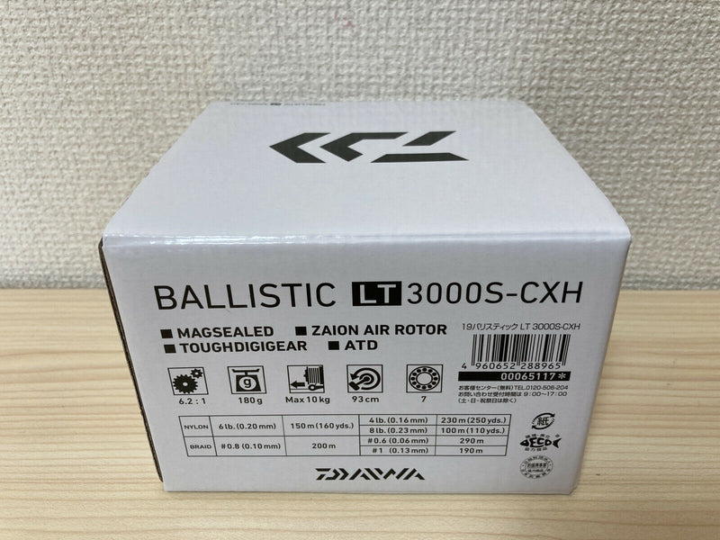Daiwa Reel 19 Ballistic LT3000S-CXH