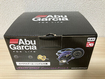 Abu Garcia Baitcasting Reel 19 SALTY STAGE CONCEPT-FREE Left 6.4:1 IN BOX