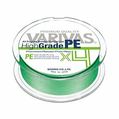 VARIVAS High Grade PE X4 Flash green 150m #2 30lb PE Braid Line From Japan