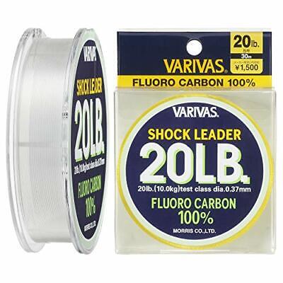 Varivas Seabass Shock Leader Fluorocarbon Line 30m 20lb from Japan