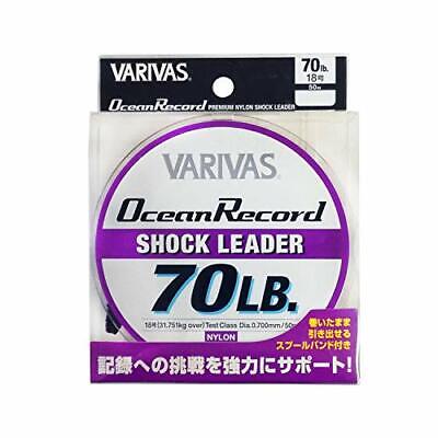 VARIVAS Ocean Record Shock Leader Nylon Line 50m #18 70lb From Japan