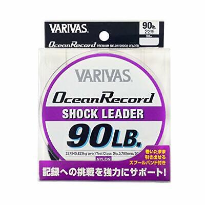 VARIVAS Ocean Record Shock Leader Nylon Line 50m #22 90lb From Japan