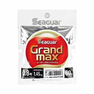 KUREHA Grand Max Fluorocarbon Line 60m #0.8 1.45kg 3.2lb Fishing Line