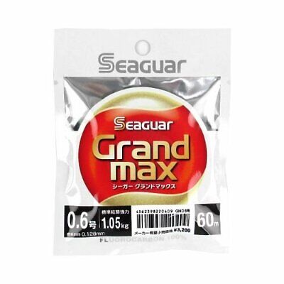 KUREHA Grand Max Fluorocarbon Line 60m #0.6 1.05kg 2.3lb Fishing Line